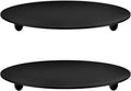 Black Candle — 3" — 11cm Black 2pcs