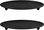Black Candle — 3" — 11cm Black 2pcs