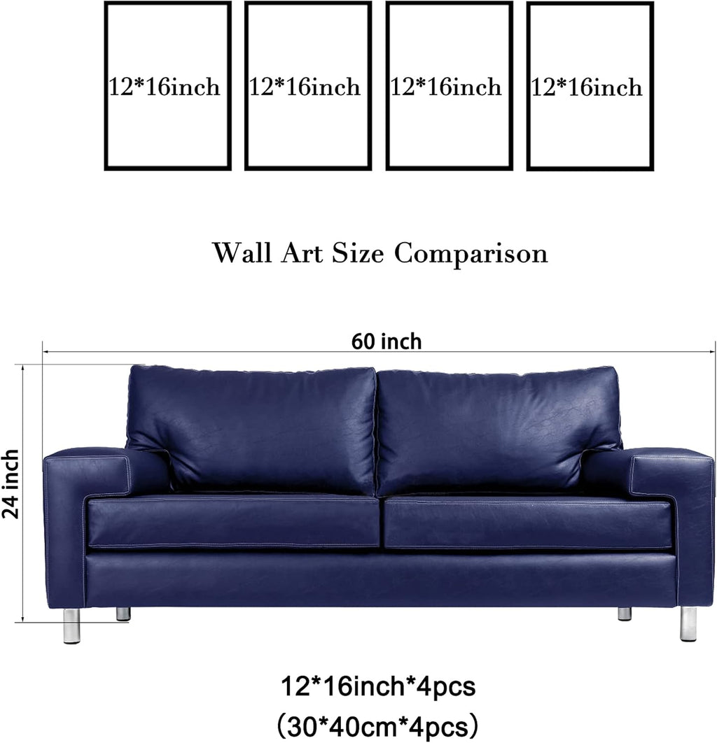 Modern Metal Canvas Wall Art — 16" - View 7