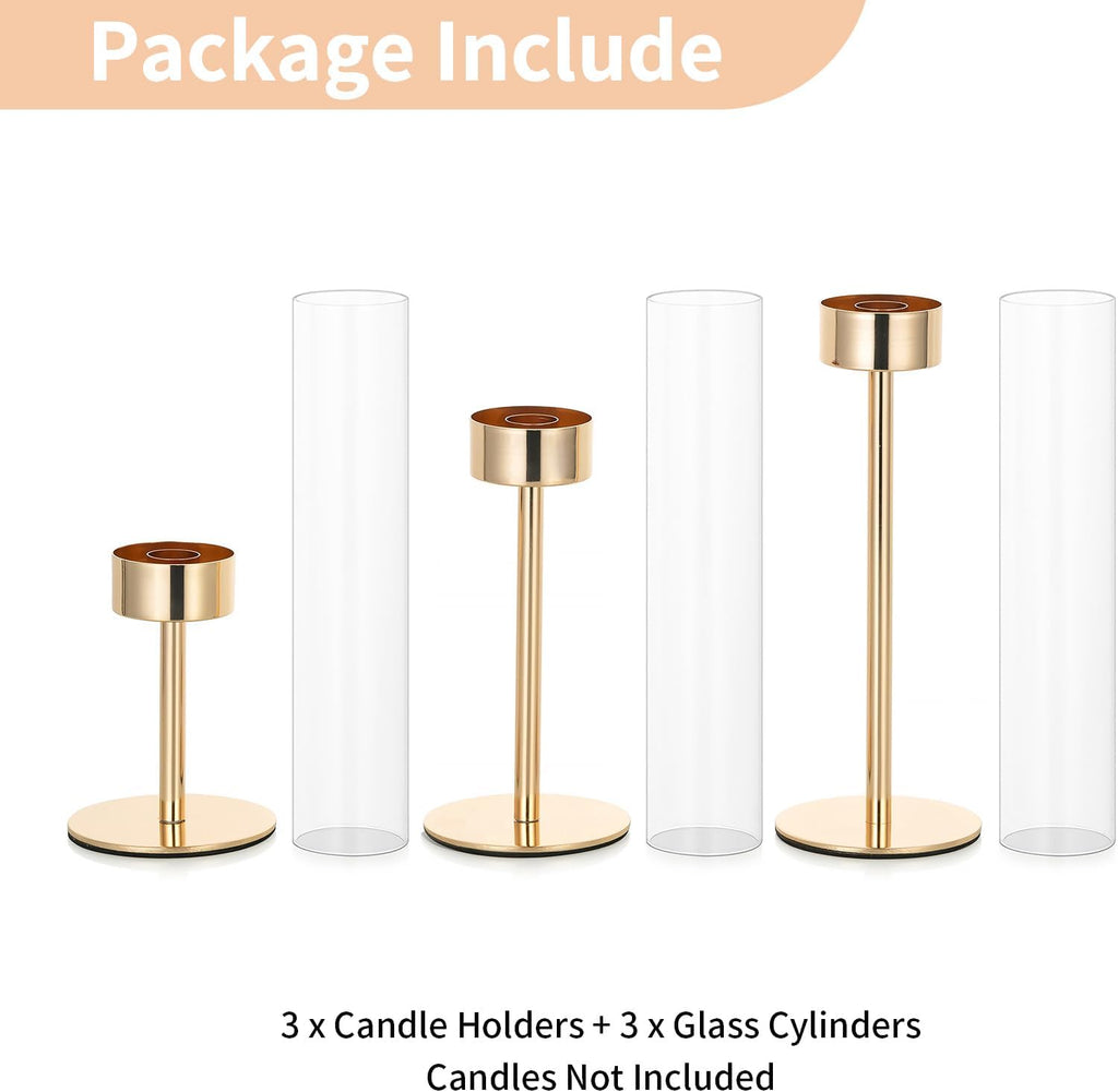 Luxe Gold Candle — Set of 3 - View 7