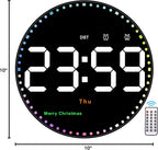 Adjustable Wall Clock — 10" - View 10