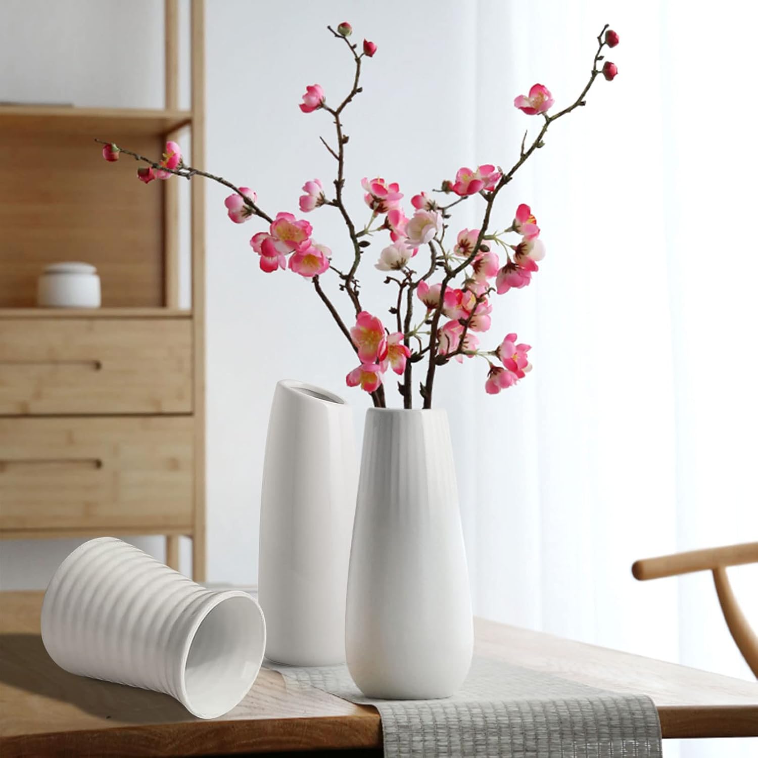 Farmhouse Ceramic Decorative Vase - View 5