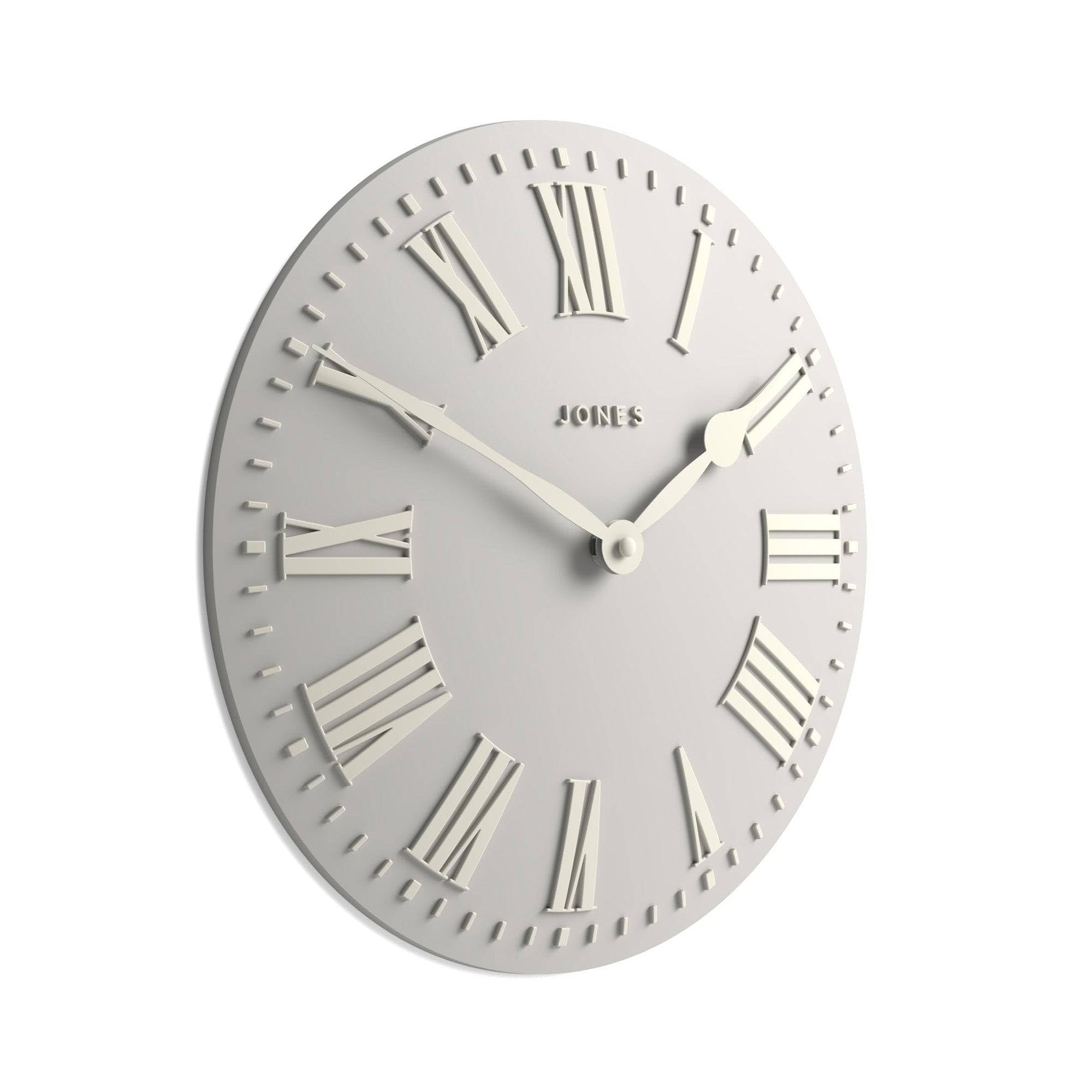 Modern Blue Wall Clock — 12"