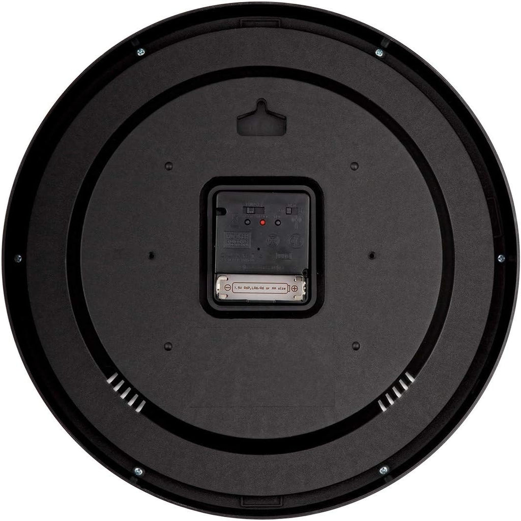 Battery Operated Mid-Century Wall Clock — 10" - View 2