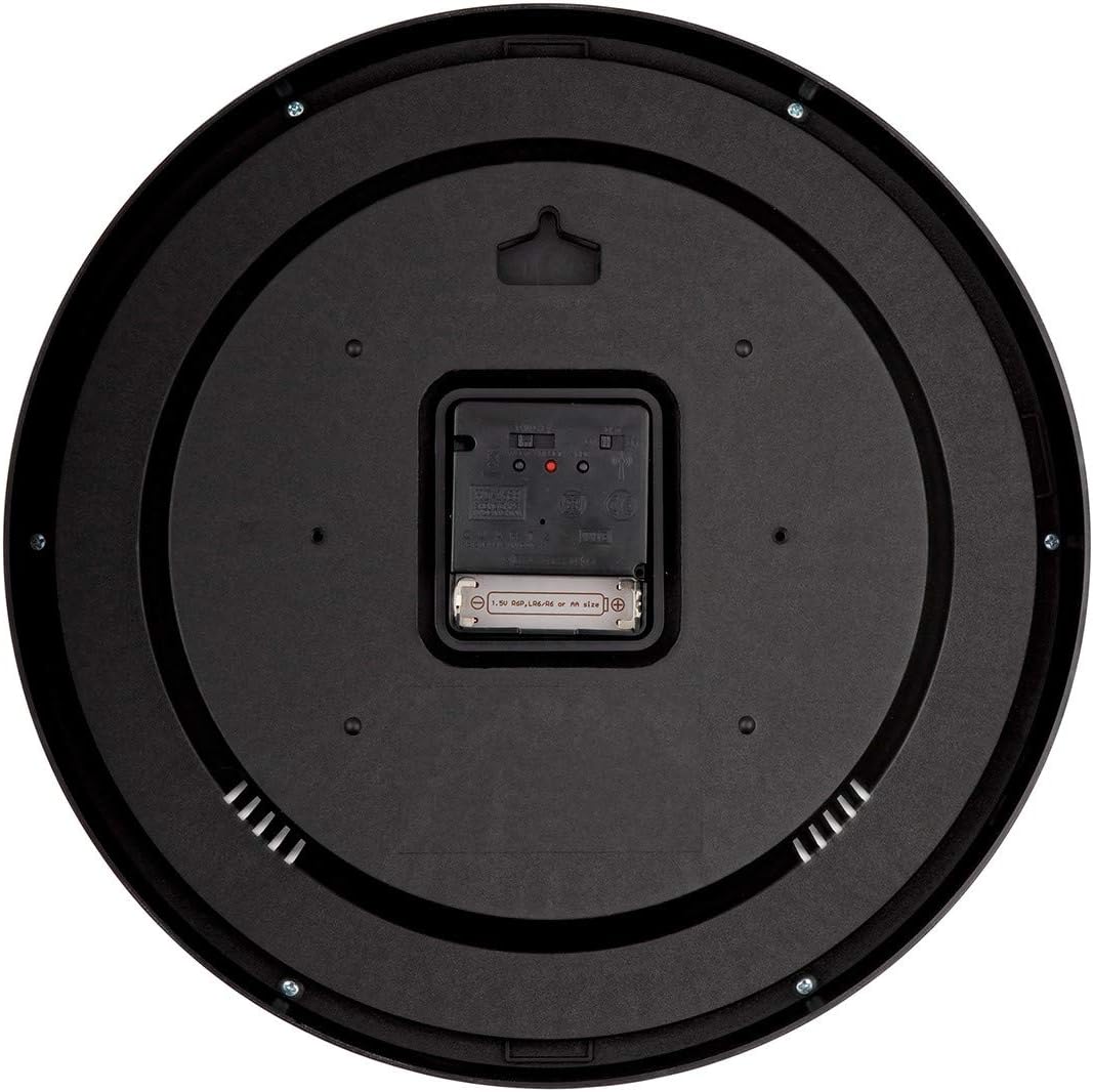 Battery Operated Mid-Century Wall Clock — 10" - View 2