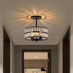Luxe Black Chandelier — 12.6" - View 5