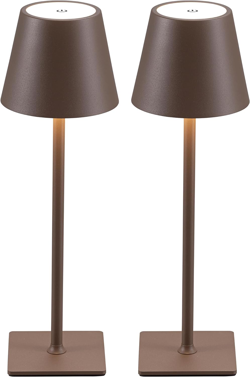 Cordless Black Desk Lamp — Brown-2