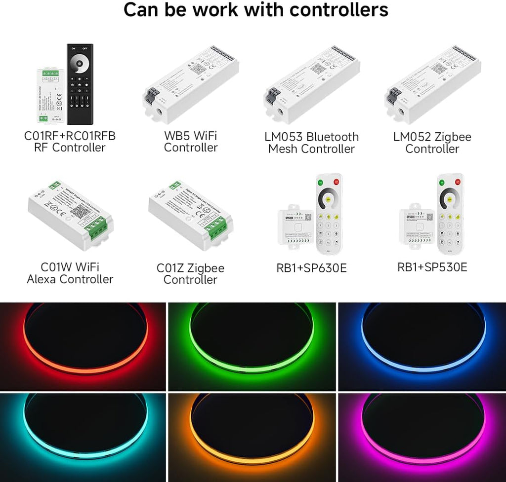 Dimmable Beige LED Strip Light - View 4