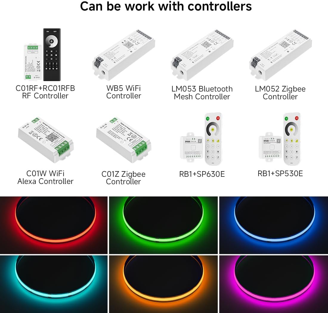 Dimmable Beige LED Strip Light - View 4