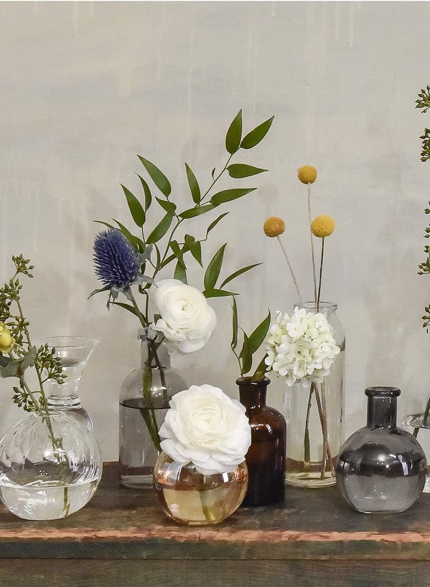 Glass Flower Vase — 6.25" - View 3