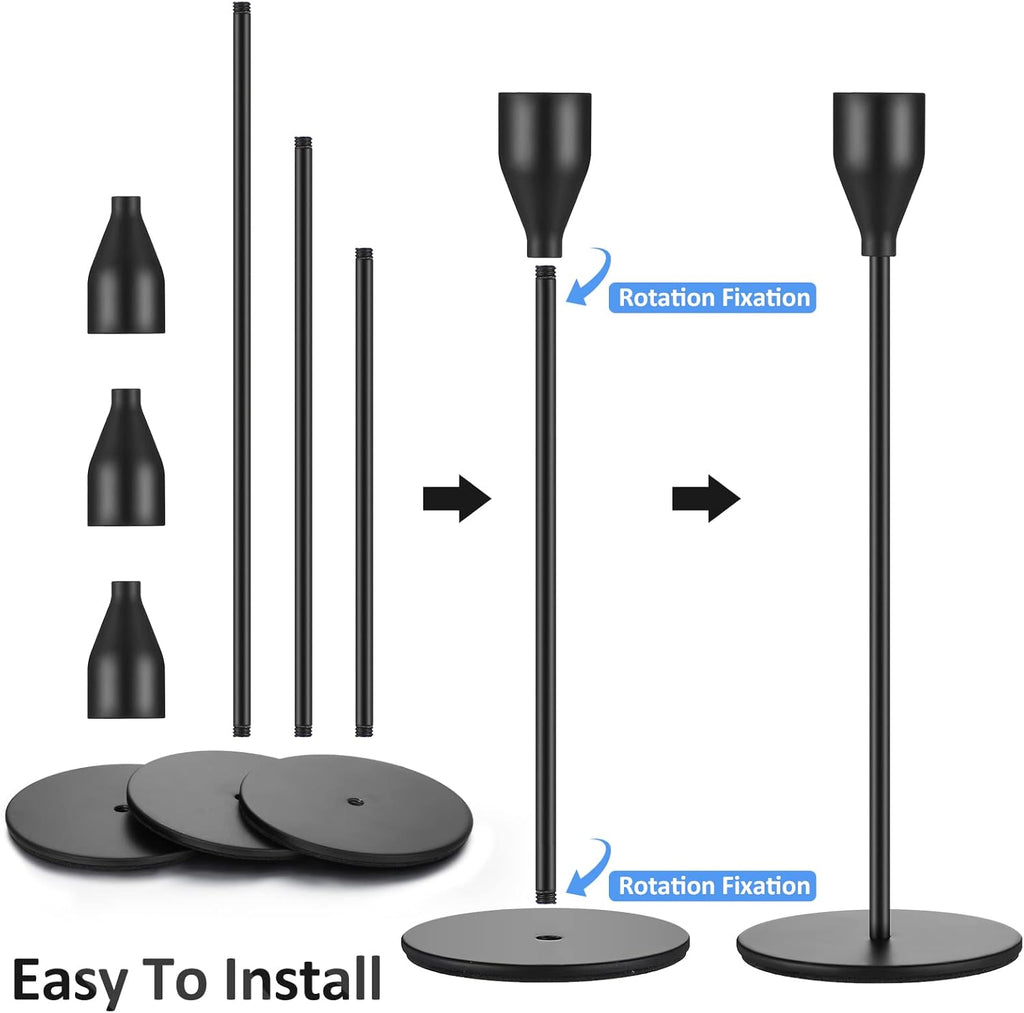 Wax Candle — Set of 9 - View 4