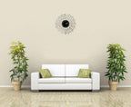 Luxe Black Wall Clock — 25" - View 2