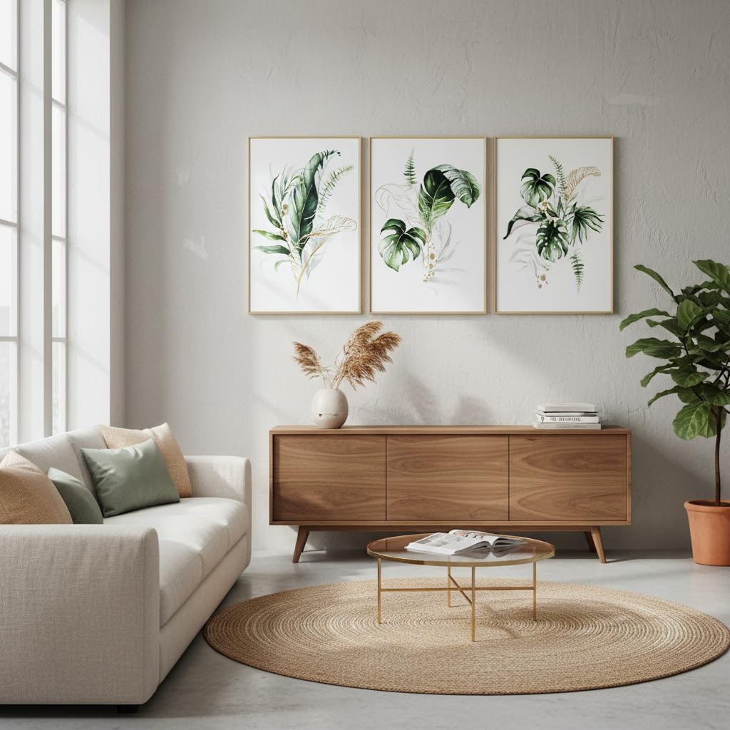 Luxe Metal Framed Wall Art — 24" - View 4