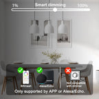 Color Changing Beige Smart Bulb — 72" - View 7