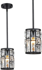 Luxe Black Chandelier - View 2