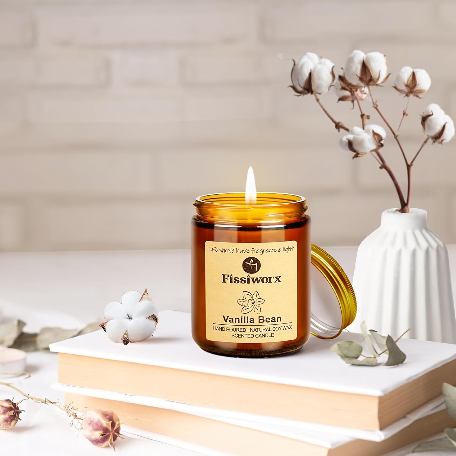 Soy Green Scented Candle - View 9