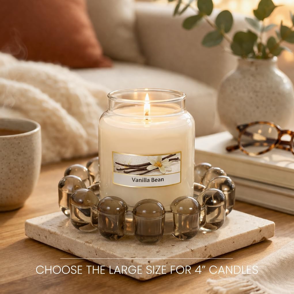 Modern Grey Candle - View 4