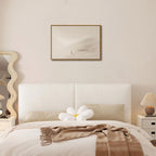 Framed Modern Beige Canvas Wall Art — 16" - View 4