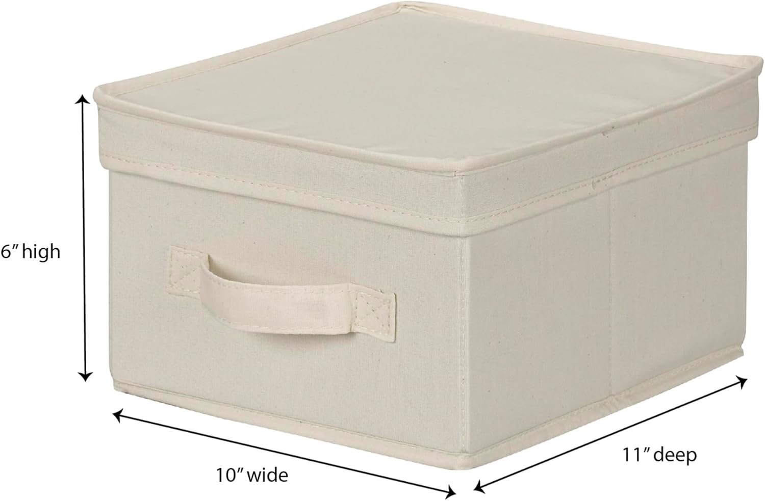 Fabric Storage Basket — Set of 1 - View 4