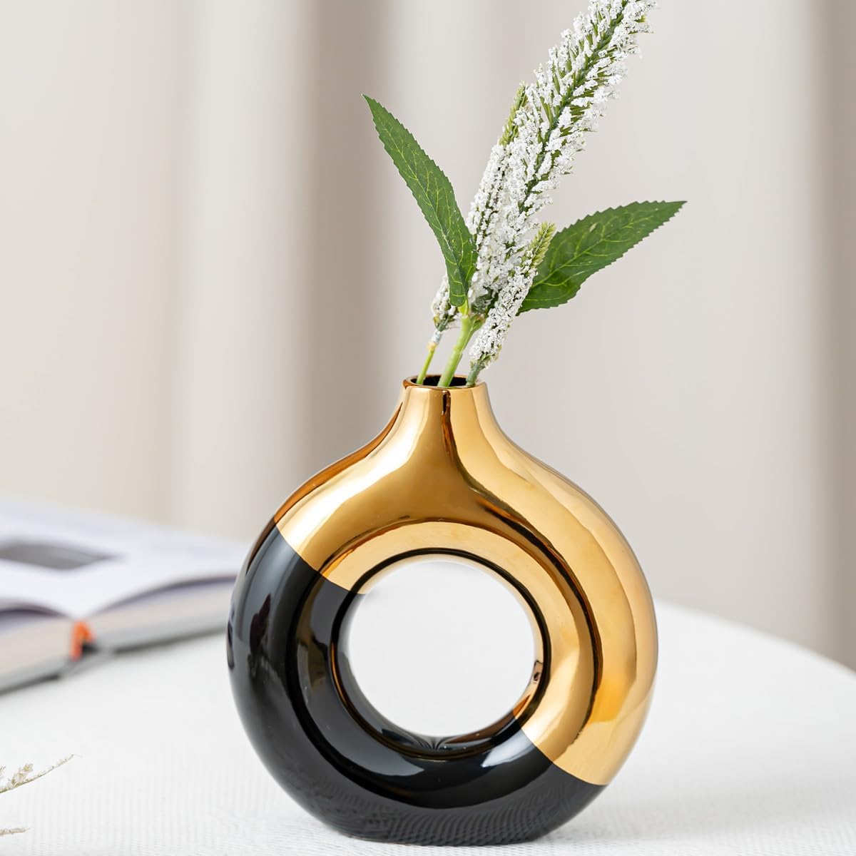 Luxe Black Vase — Large