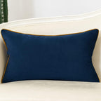 Velvet Luxe Black Throw Pillow Cover — 20" - View 2