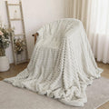 Beige Throw Pillow — 51" — Beige