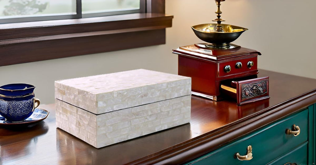 Rectangular Wood Storage Basket - View 6