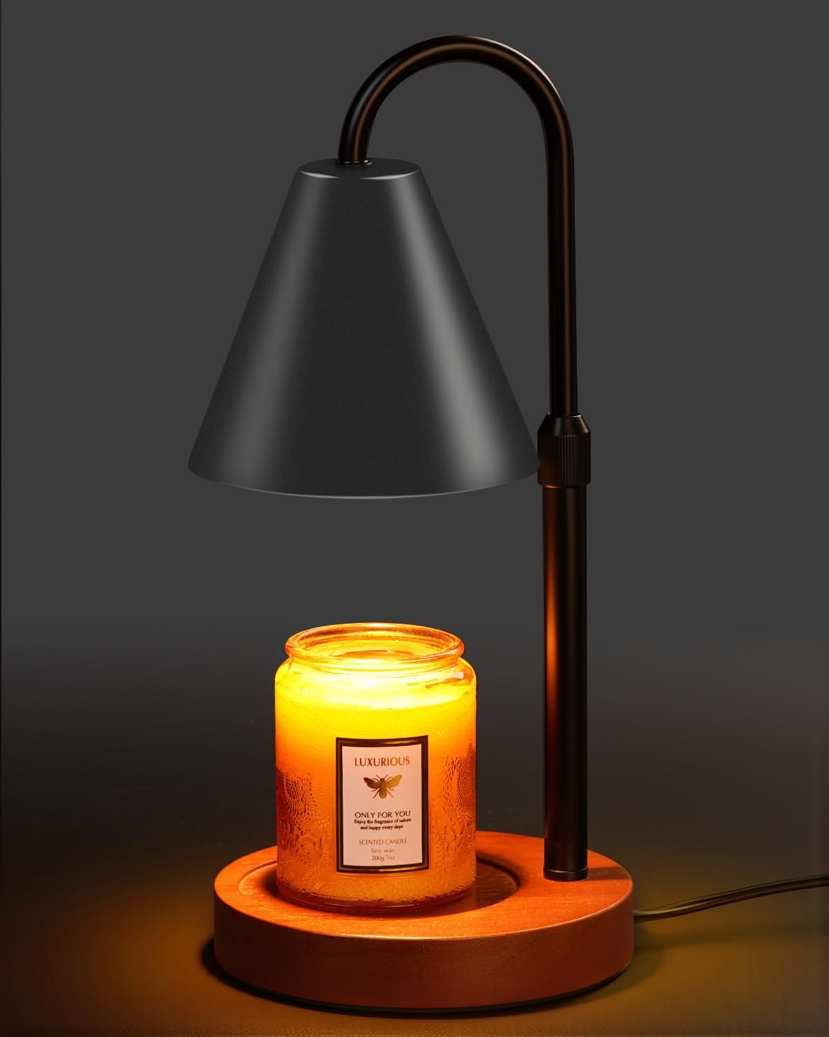 Dimmable Black Table Lamp — Black
