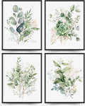 Unframed Farmhouse Black Wall Art — 10" — Green