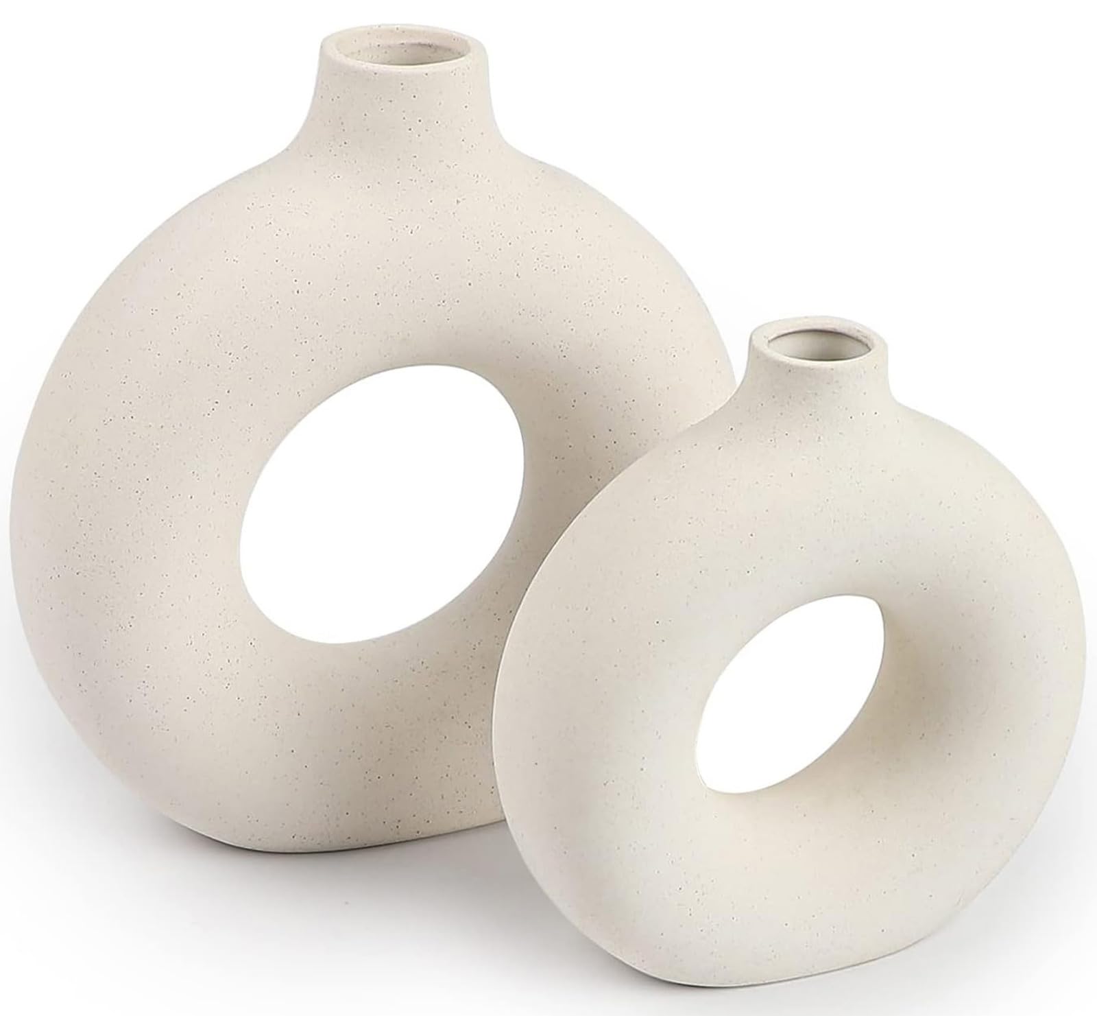 Boho Black Vase — Set of 2