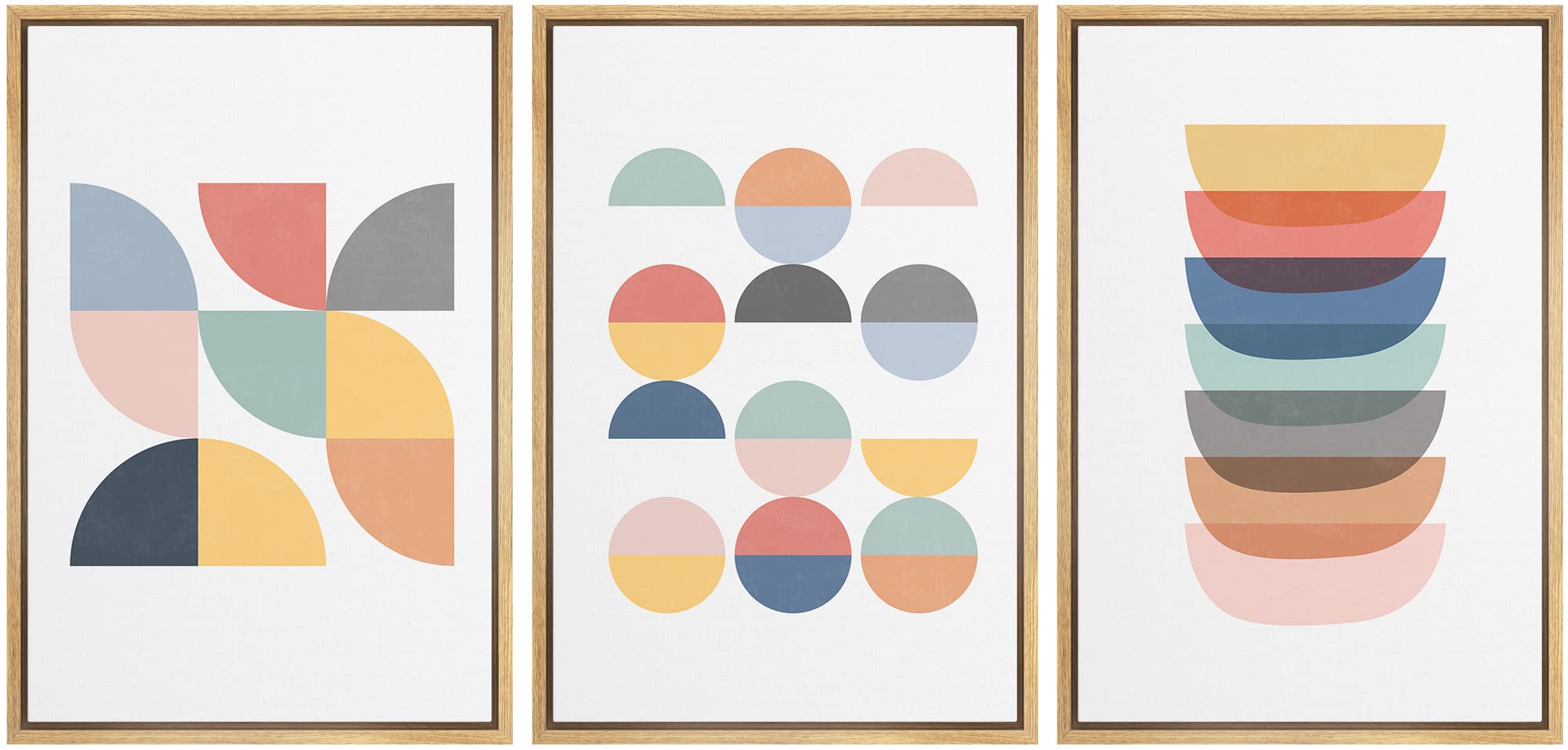 Mid-Century Framed Wall Art — 24"