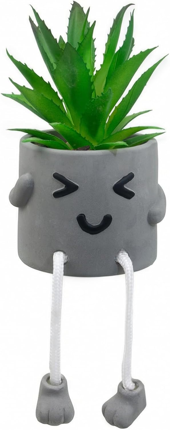 Green Faux Plant — 1pcs-wink