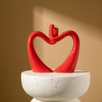 Modern Red Decorative Vase — 11.8" - View 7
