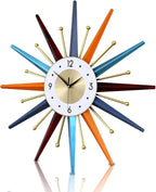 Battery Operated Mid-Century Wall Clock — 22" — Large