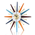 Battery Operated Mid-Century Wall Clock — 22"