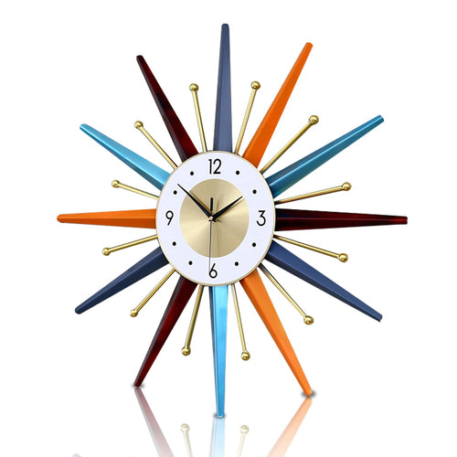 Battery Operated Mid-Century Wall Clock — 22"