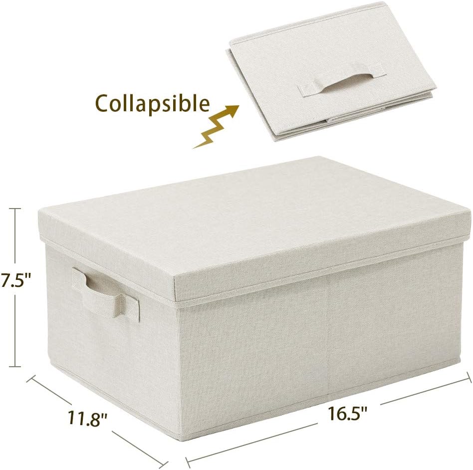 Beige Storage Bin — 16.5" - View 5