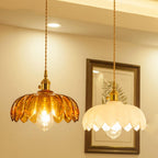 Vintage Luxe Blue Pendant Light — 8" - View 5