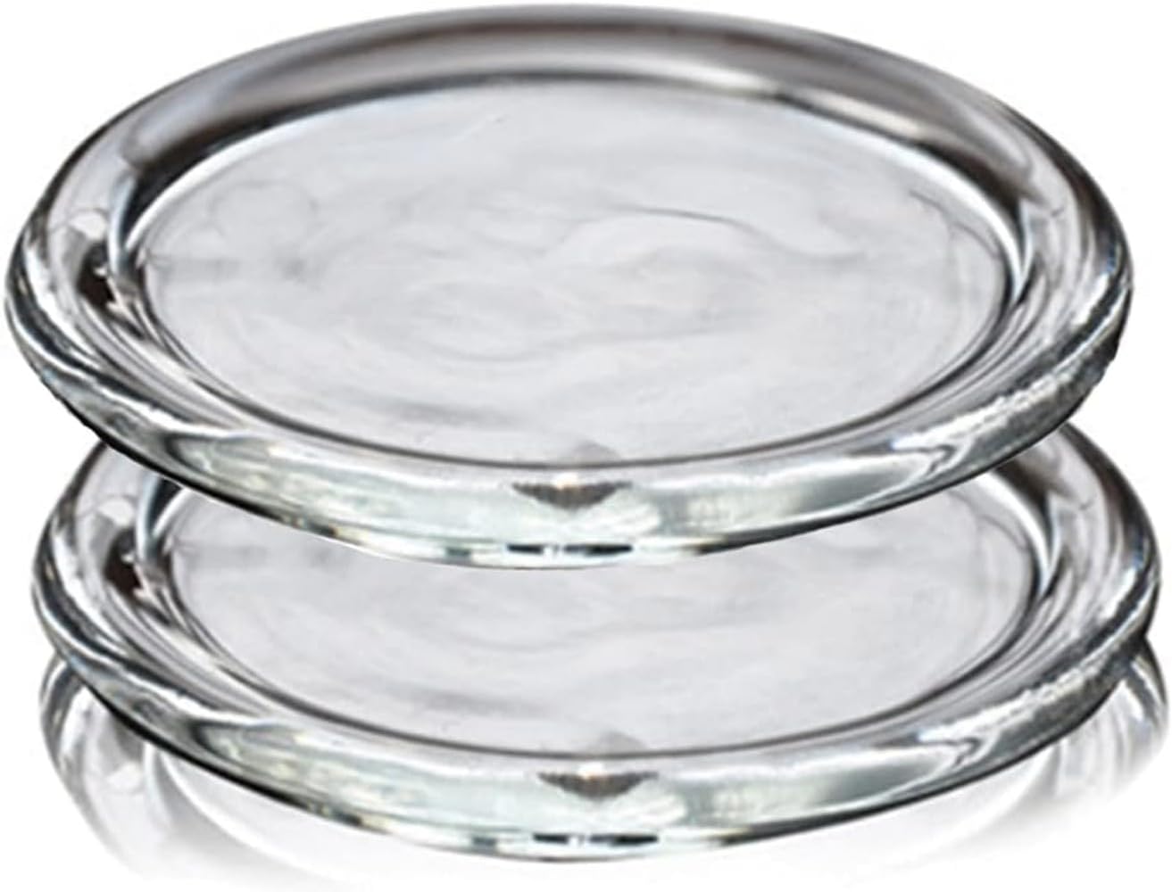 Round Glass Candle — 4" — 2pack 5inch