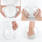 Round Glass Candle — Set of 4 - View 3