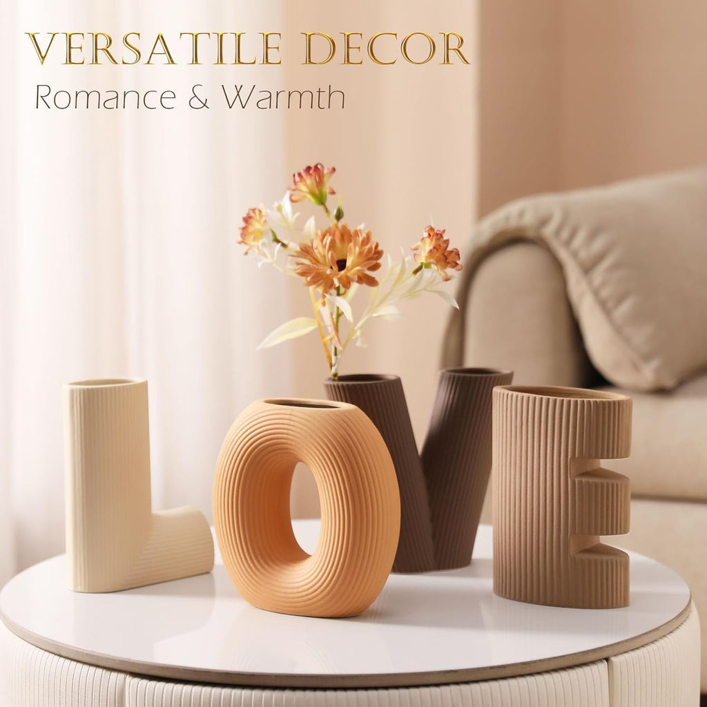 Boho Pink Decorative Vase — Set of 4 - View 3