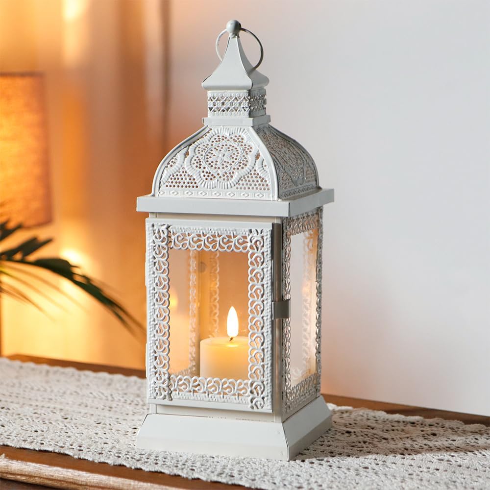 Farmhouse Beige Candle — 13" — Cream