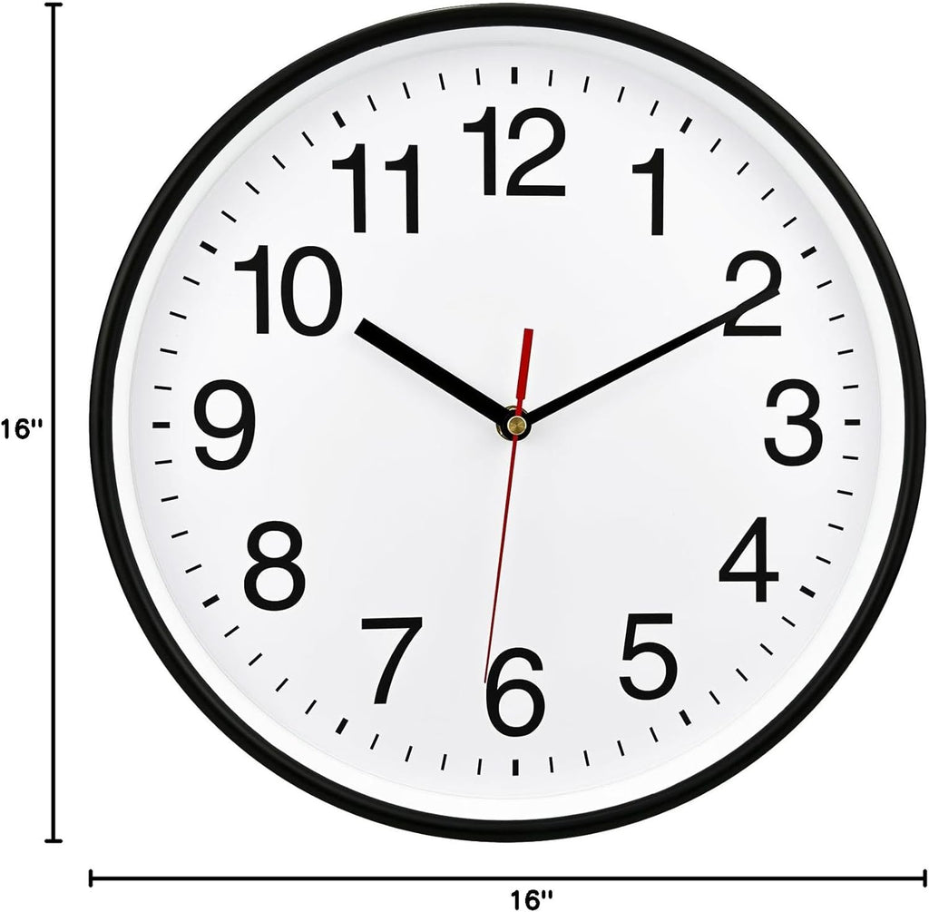 Battery Operated Wall Clock — 16" - View 10