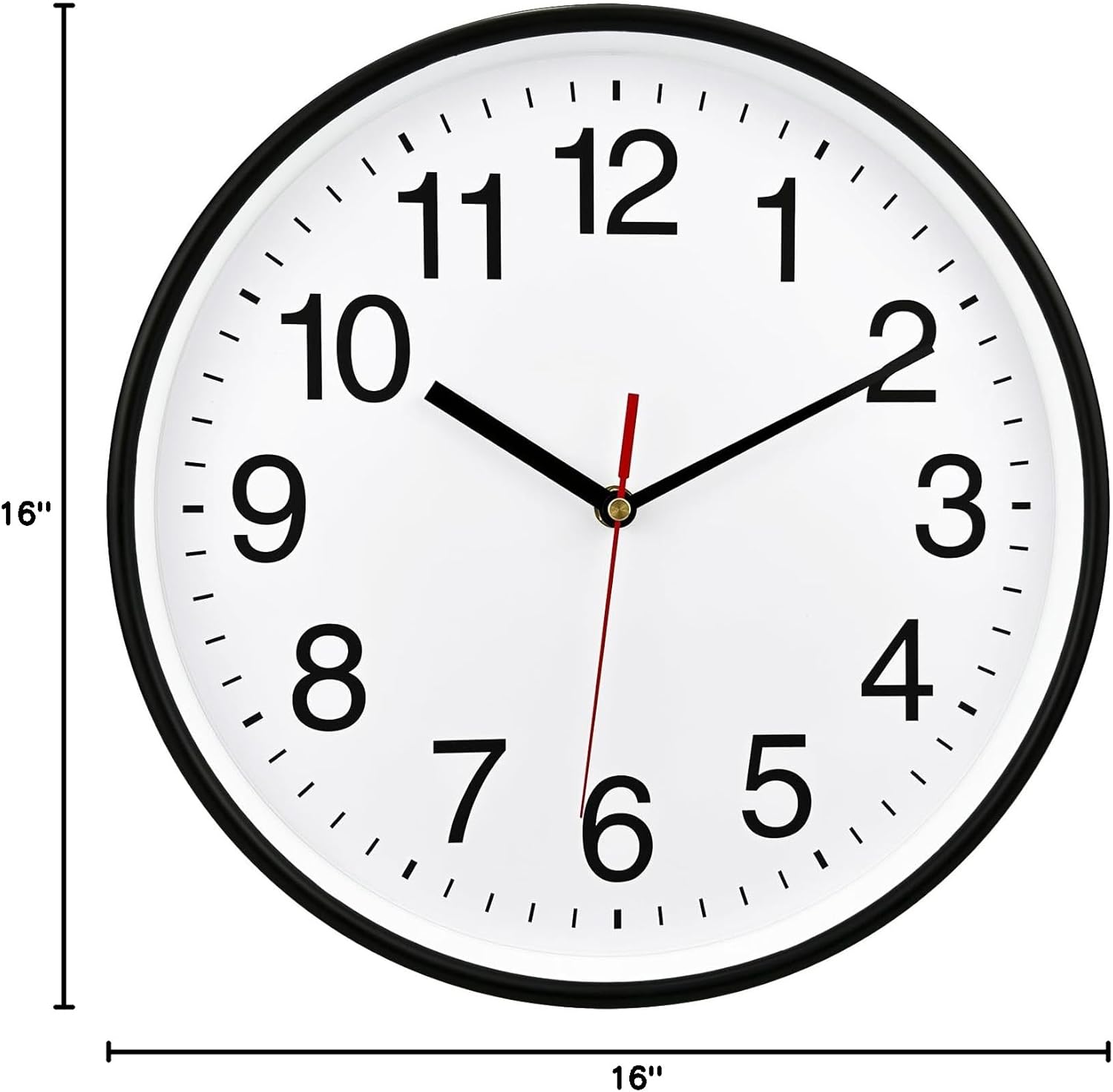 Battery Operated Wall Clock — 16" - View 10