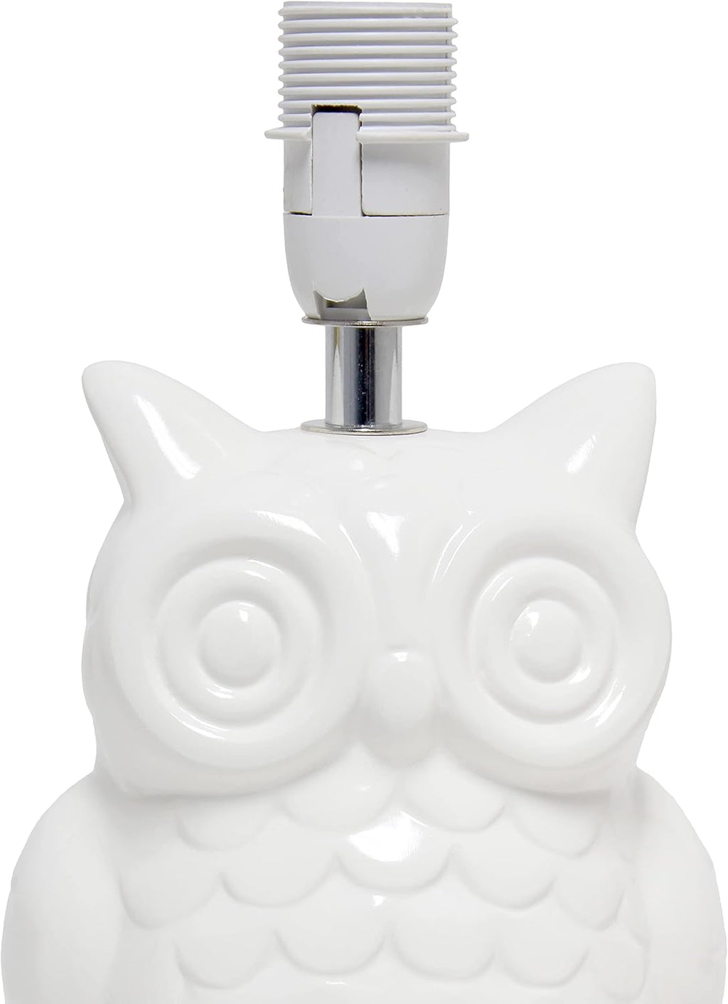 Modern White Desk Lamp — 12.8" - View 8