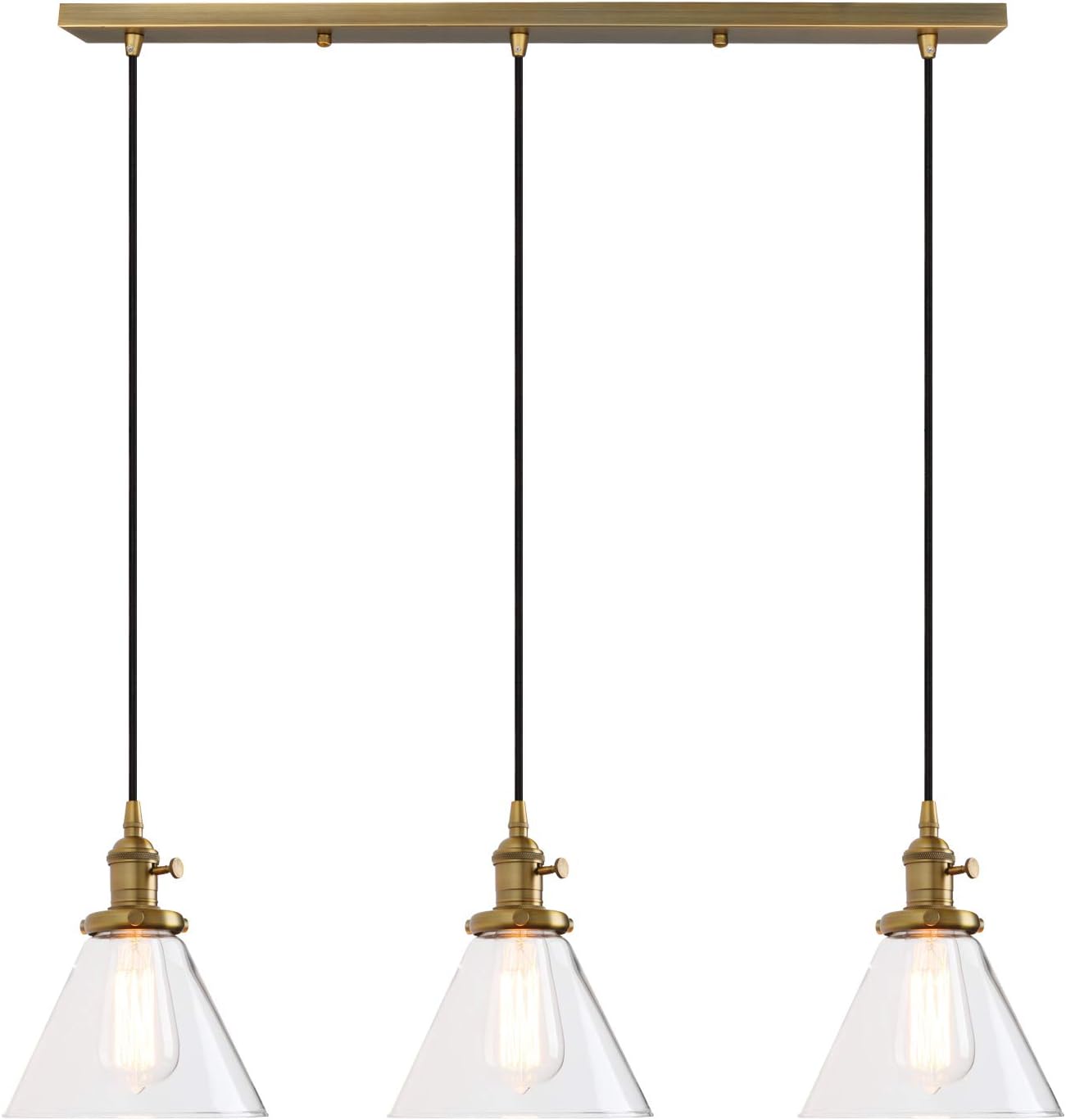 Oval Luxe Black Chandelier — Funnel-Antique
