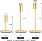 Luxe Black Candle — Set of 6 - View 3
