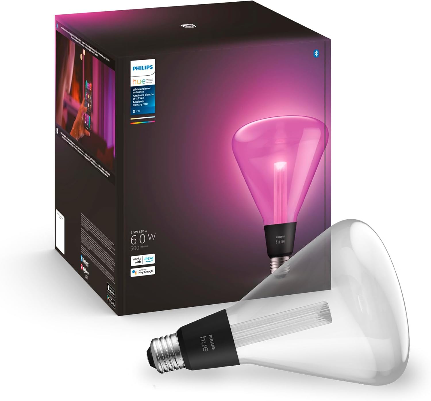 Smart Glass LED Bulb — Triangle (TR125)