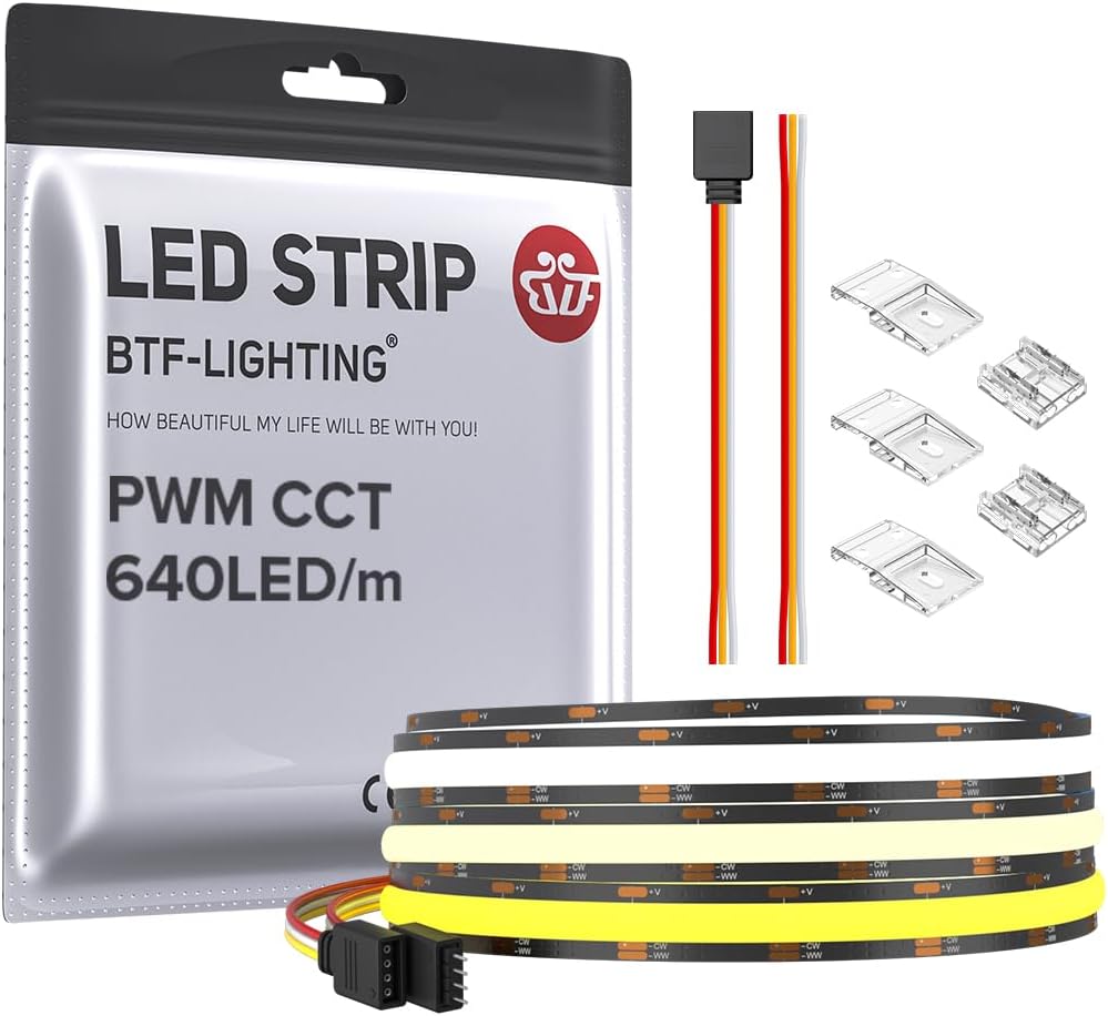 Dimmable Metal LED Strip Light — 2X16 — DC24V IP30