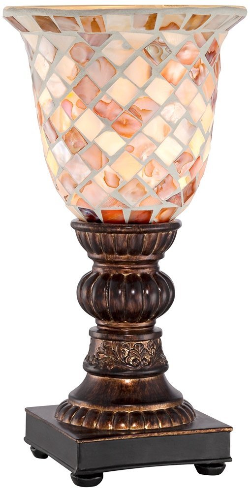 Vintage Metal Table Lamp — 12"
